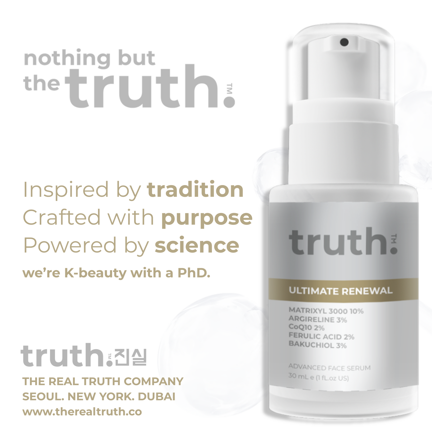 Truth Ultimate Renewal Advanced Face Serum - 30ml