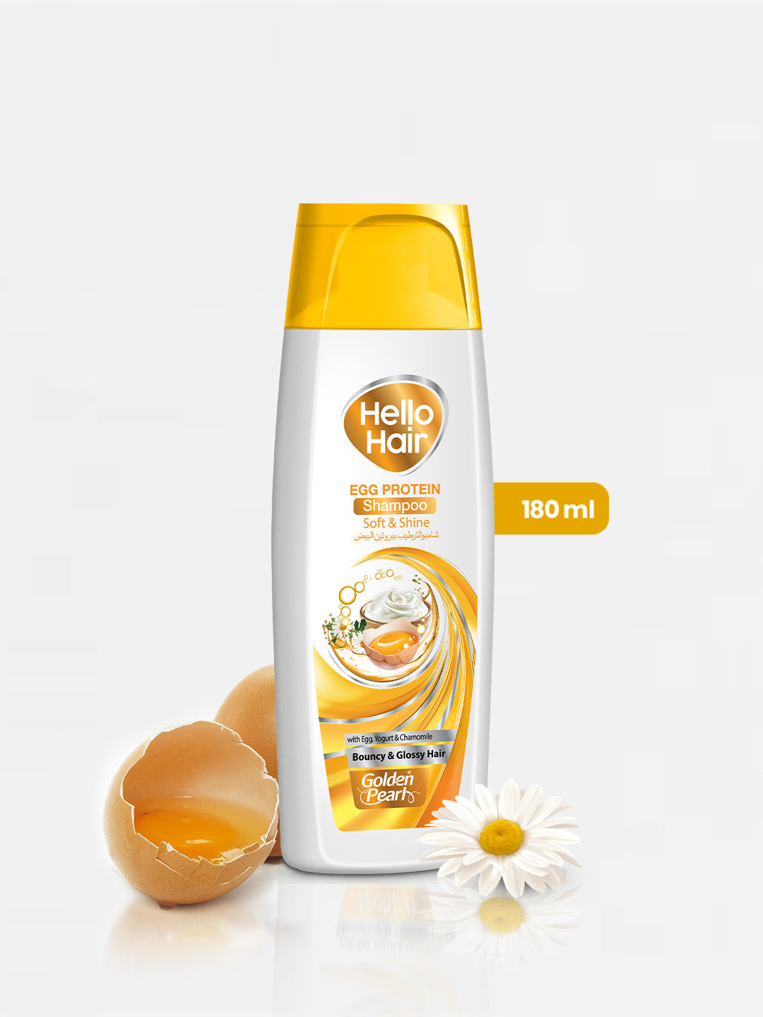 Golden Pearl Hello Hair - Egg Protein Shampoo - 180ml