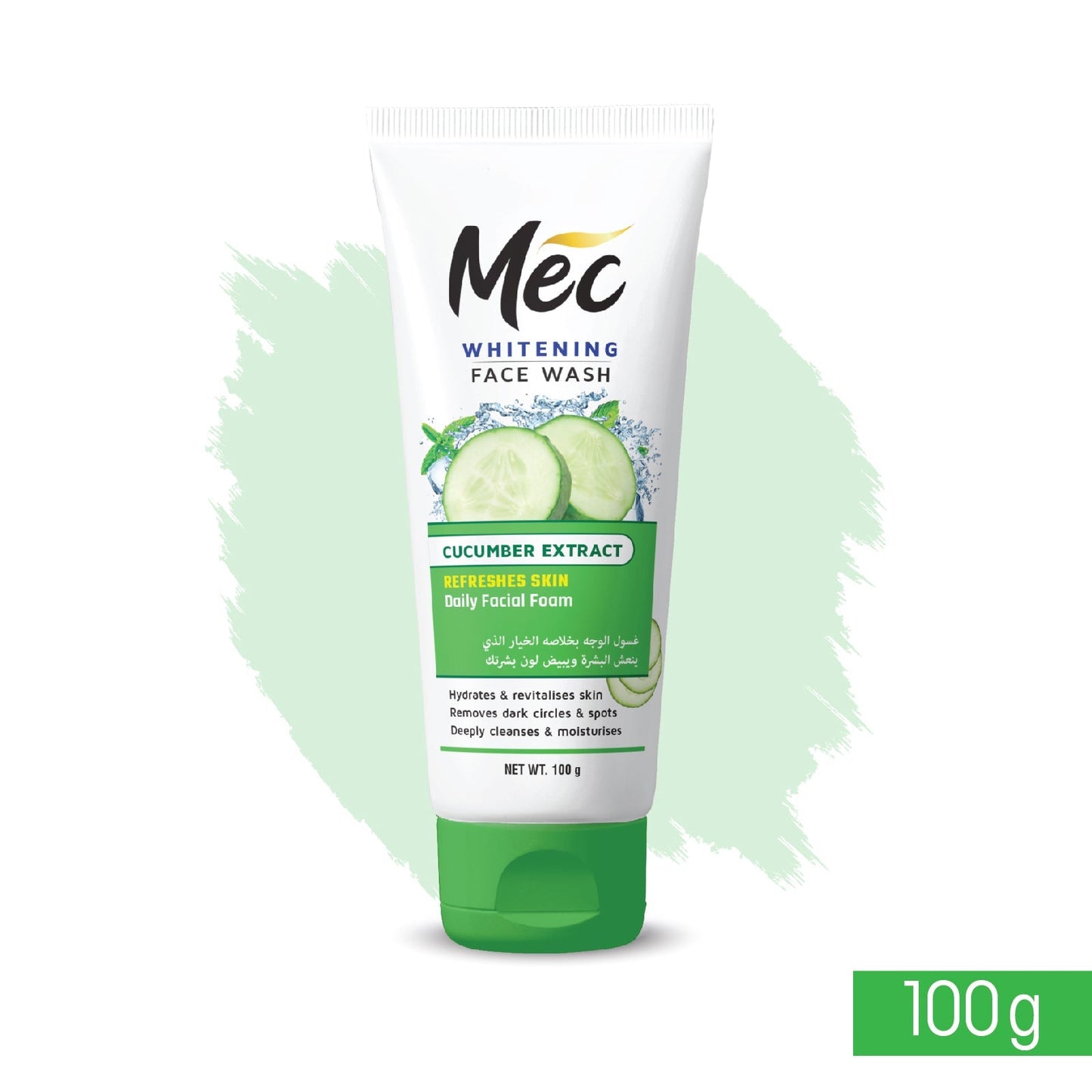 Mec Face Wash Cucumber Extract - 100g