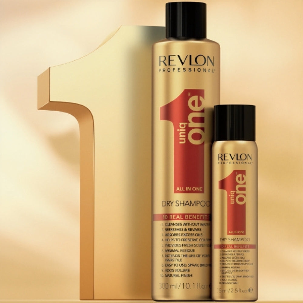 Revlon Professional UniqONE™ Dry Shampoo - "All-in-One" 10 Benefits Dry Shampoo - 75ml / 300ml