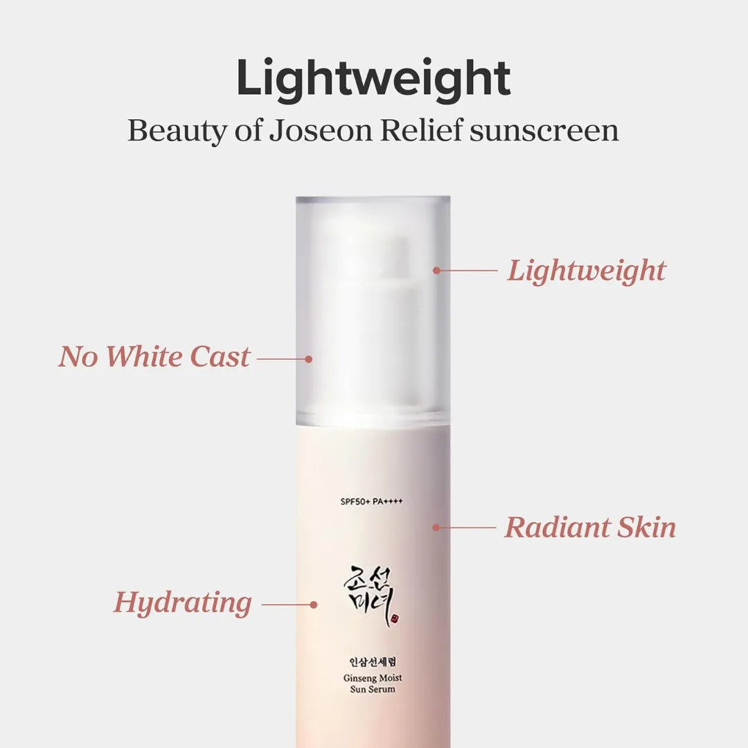 Beauty Of Joseon Ginseng Moist Sun Serum (Spf 50+ Pa++++) - 50ml