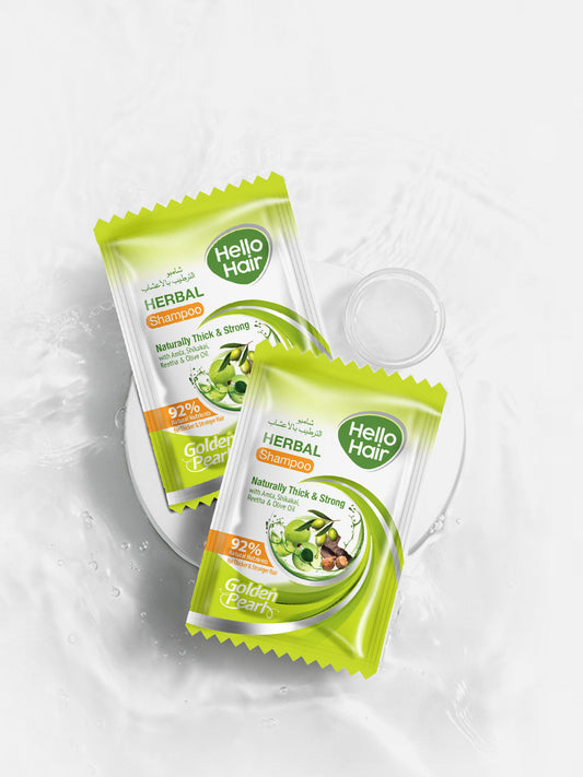 Golden Pearl Hello Hair - Herbal Shampoo - 4ml