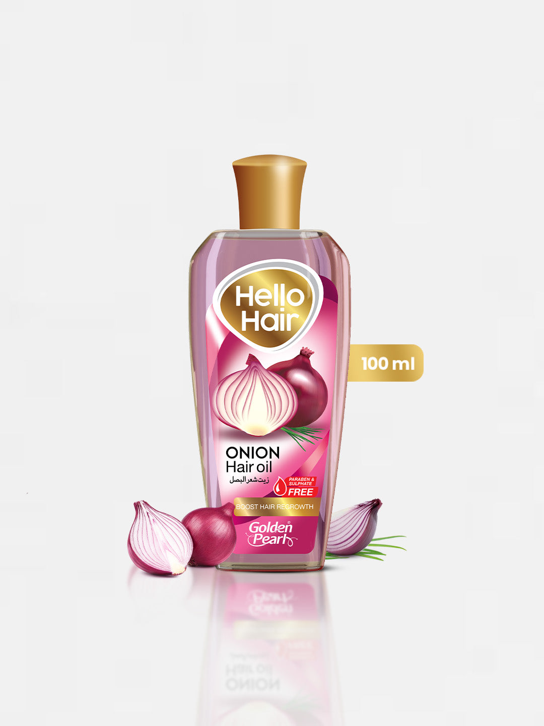 Golden Pearl Hello Hair Onion Herbal Oil - 100ml