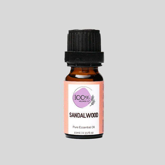 100% Wellness Co Sandalwood Essential Oil