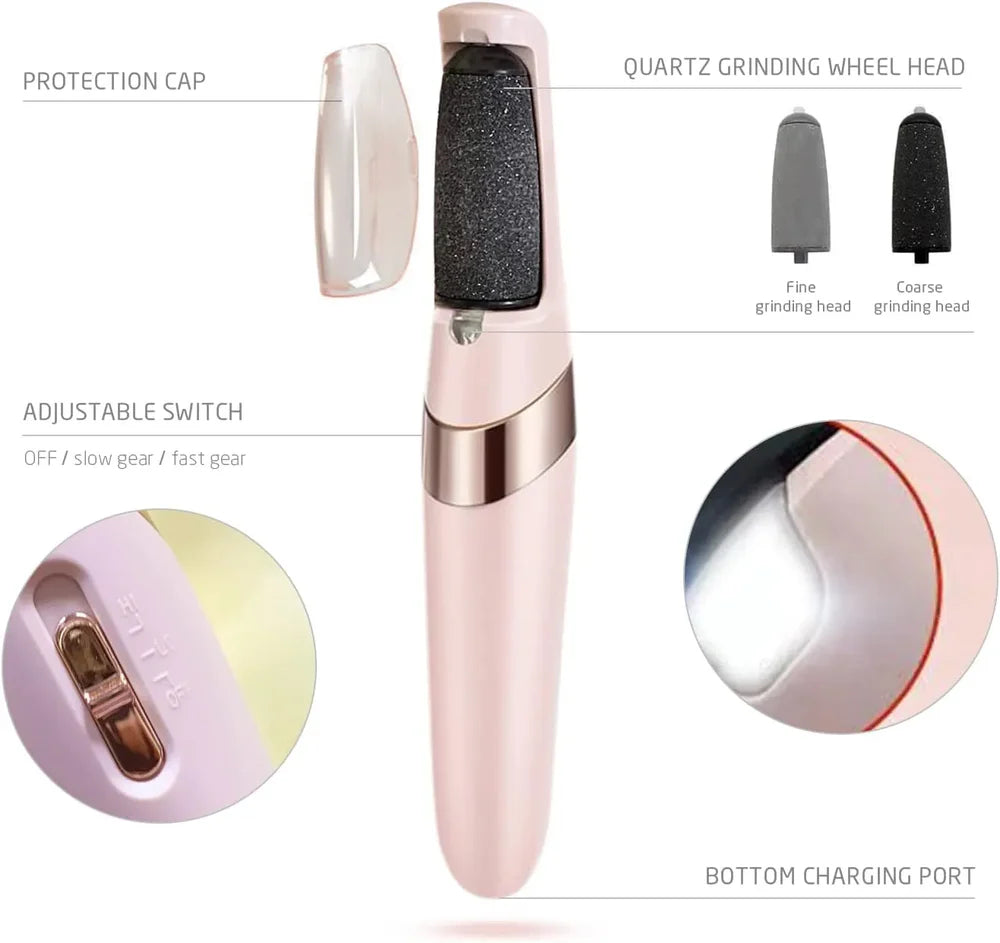 Rechargeable Electric Foot Grinder