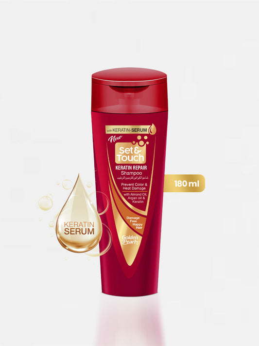 Golden Pearl Set and Touch - Keratin Repair Shampoo - 180ml